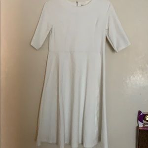 White modest dress